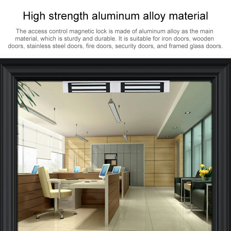 YH-180D Double Door Magnetic Lock (180kg) YH-180D Double Door Magnetic Lock (180kg)